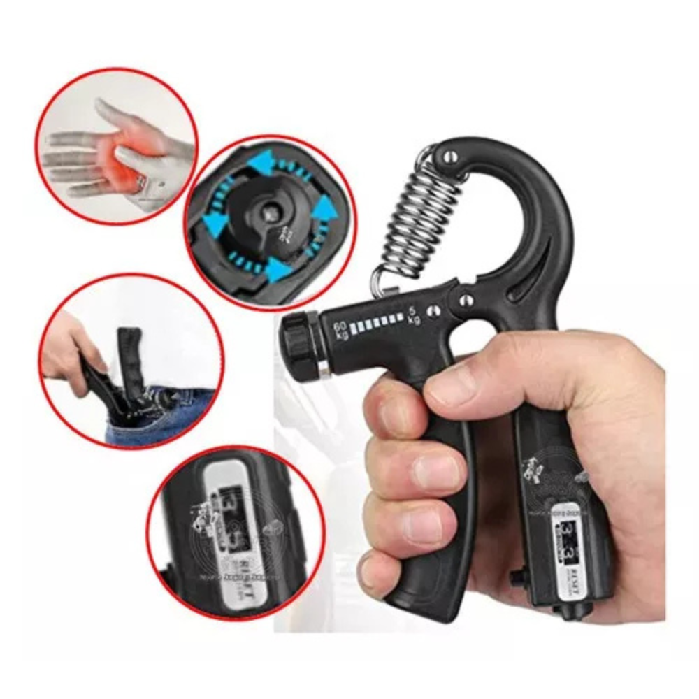 Miniatura 2 de Tensor Hand Grip 60 Kg Contador Fortalec